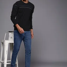 Raymond Men Solid Pullover image 5