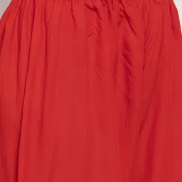 Clora Creation Women Red Printed Wide Leg Palazzos image 4