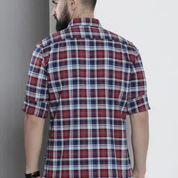 Nautica Slim Fit Button-Down Collar Checked Casual Shirt image 5