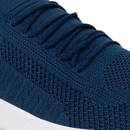 M7 by Metronaut Men Blue Slip-On Woven Design Sneakers image 2