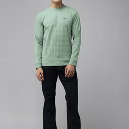 TICOSS Men Self Design T-shirt image 4