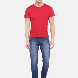High Star Men Blue Slim Fit Mid-Rise Clean Look Jeans image 3