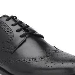 CARLO ROMANO Men Black Brogues image 3