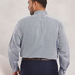 Nautica Men Premium Plus Size Pure Cotton Formal Shirt image 2