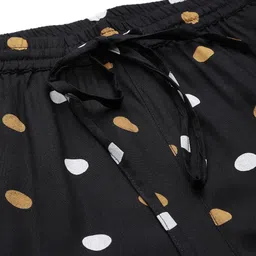 ETC Polka Dots Printed Pure Cotton Lounge Pants image 3