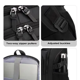 Red Lemon UnisexKAKAlaptop fit 15.6 Inch Laptop Backpack Travel Durable Backpack image 4