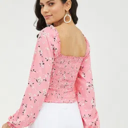 Harpa Pink Floral Regular Top image 2