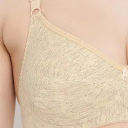 Clovia Cotton Non-Padded Non-Wired Full Cup Bra - Beige image 5