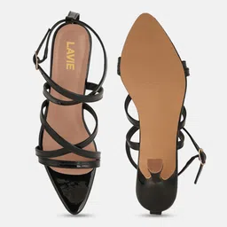 Lavie Women Synthetic Party Regular Kitten Sandals image 5