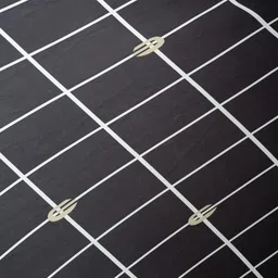 Cortina Grey & White Printed 2-Seater Super-Stretchable Non-Slip Sofa Slipcover image 5