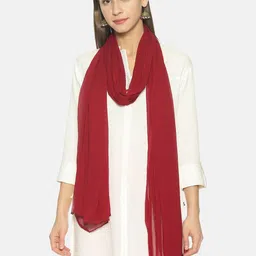 TWIN BIRDS Women Pack Of 2 Solid Dupatta image 2