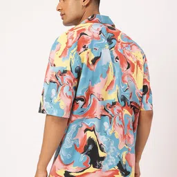 Kook N Keech Versatile Essential Cotton Abstract Printed Shirt image 5