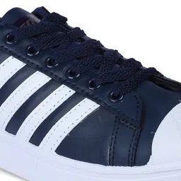 Sparx Men Navy Blue & White Sneakers image 4