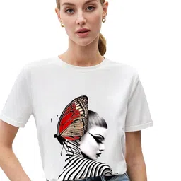 VLAM Women Printed Pockets T-shirt-picture-23