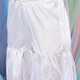 Vishudh Women Off White Ethnic Motifs Kurta with Sharara image 3