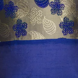 Alina decor Blue & Grey Set of 2 Ethnic Motifs Square Cushion Covers image 3