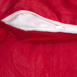 Alina decor Red & Gold-Toned Set of 2 Ethnic Motifs Square Cushion Covers image 4