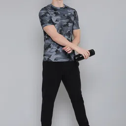 Reebok Men Abstract Printed Sports T-shirt image 3