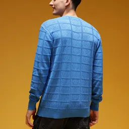 HERE&NOW Open-Knits Lace-Up Detail Pure Cotton Regular Fit T-shirt image 5