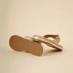 Anouk Women Embellished Party T-Strap Flats image 2