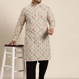 SOJANYA PLUS Ethnic Motifs Printed Kurta image 4