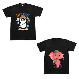 BAESD Pack Of 2 Graphic Printed Round Neck Cotton T-Shirts image 5