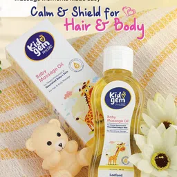 Leeford Set Of 2 Kidogem Baby Massage Oil - 100 ml Each image 5