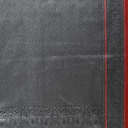 Royal Rajgharana Saree Black & Silver Ethnic Motifs Zari Celebrity Banarasi Sarees image 5