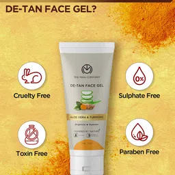 THE MAN COMPANY De-Tan Face Gel with Aloe Vera & Turmeric - 100 g image 2