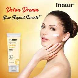 Inatur De-Tan 3-In-1 Cleanser Exfoliator Mask - 100 g image 5