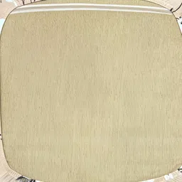 ohello 4 Pcs Beige & White Stretchable Elasticated Printed Polyester Sofa Seat Covers image 2