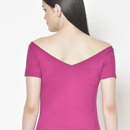 BAESD Off-Shoulder Cotton Short Sleeves Bardot Casual Top image 3