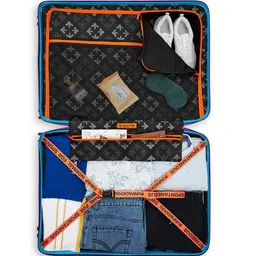 Nasher Miles Bali Set Of 2 Textured Hard-Sided Medium Cabin Trolley Bags image 3