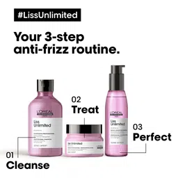 LOreal Professionnel Serie Expert Liss Unlimited Smoothing Shampoo + Mask with Pro-Keratin image 3