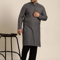 SOJANYA PLUS Ethnic Motifs Printed Cotton Kurta image 3