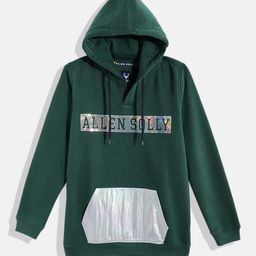 Allen Solly Junior Boys Brand Logo Print Hooded Sweatshirt-picture-6