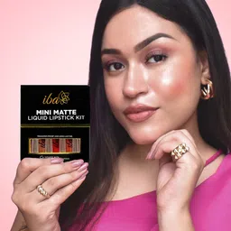 Iba Set Of 5 Liquid Matte Mini Lipstick - 1.2 ml Each image 5