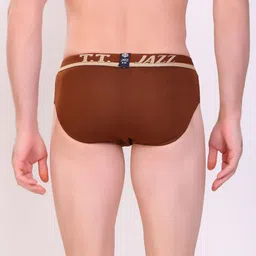T.T. Men Pack Of 5 Jazz Pure Cotton Assorted Mid-Rise Basic Briefs image 3