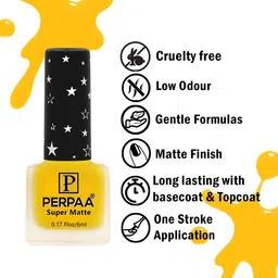 PERPAA Set of 12 Super Matte Quick-Dry & Long-Lasting Nail Polish 6 ml Each- Combo 6 image 2