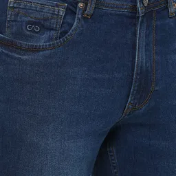 JADE BLUE Men Blue Light Fade Jeans image 3