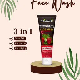 Phillauri Strawberry Face Wash For Youthful Appearance - 60ml image 4