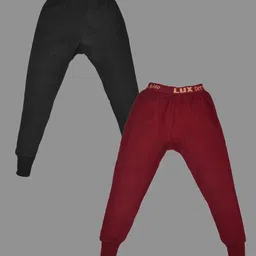 Lux Cottswool Boys  Pack of 2 Solid Thermal Bottoms-image-12