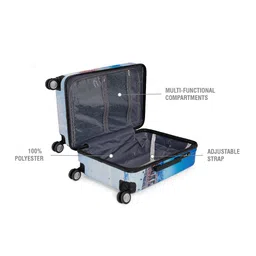 BAOMI Printed Hard-Sided Medium Trolley Suitcase image 3
