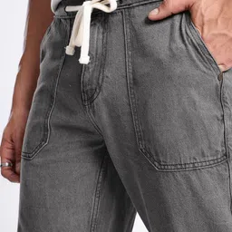 glitchez Men Light Fade Straight Jeans image 5