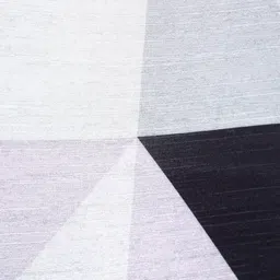 Cortina Set Of 4 White & Purple Printed Chair Covers image 2