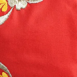 Anekaant Women Red & Gold-Coloured Embroidered 3-Ply Reusable Outdoor Face Mask image 5