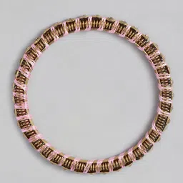 Peora Women 18Pcs Gold-Plated Kundan Studded Bangles Set image 4