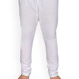 Aj DEZInES Boys Blue & White Solid Kurta with Pyjamas image 3