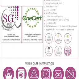 RANGOLI Set Of 4 Pink Floral Printed 450 GSM Towel Set image 2