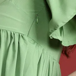 all about you Flared Sleeve A-Line Dress image 4